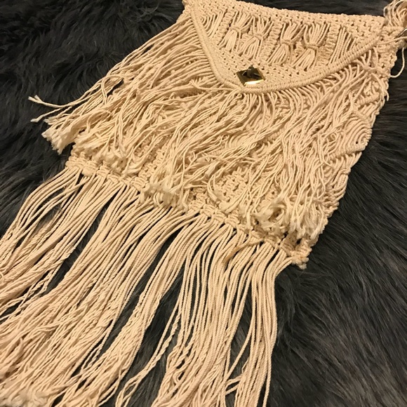 Coachella fringe crochet crossbody - Picture 3 of 5